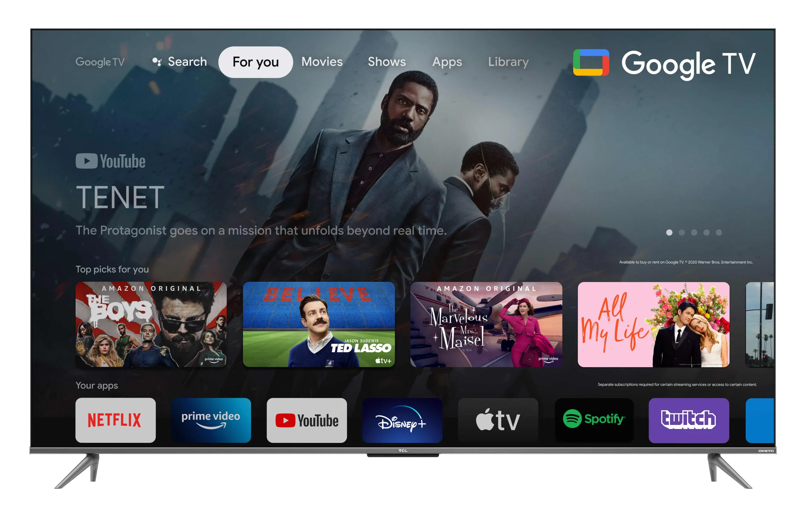 TCL 50P715X1 Full HD HDR 4K QLED TV